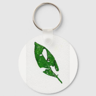 Leaf Nature Print Keychain