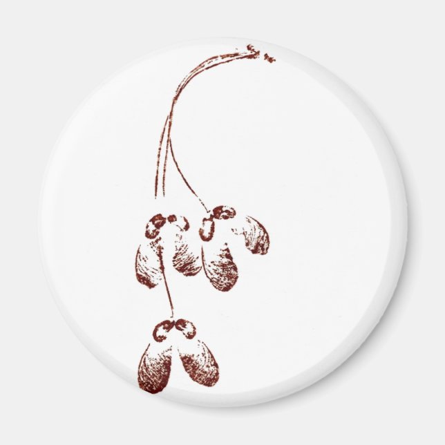 Leaf Nature Print Magnet (Front)