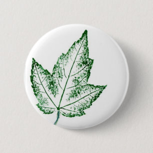 Leaf Nature Prints Button