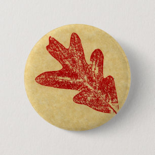 Leaf Nature Prints Button