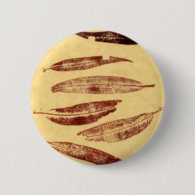 Leaf Nature Prints Button (Front)