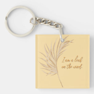 leaf on the wind keychain