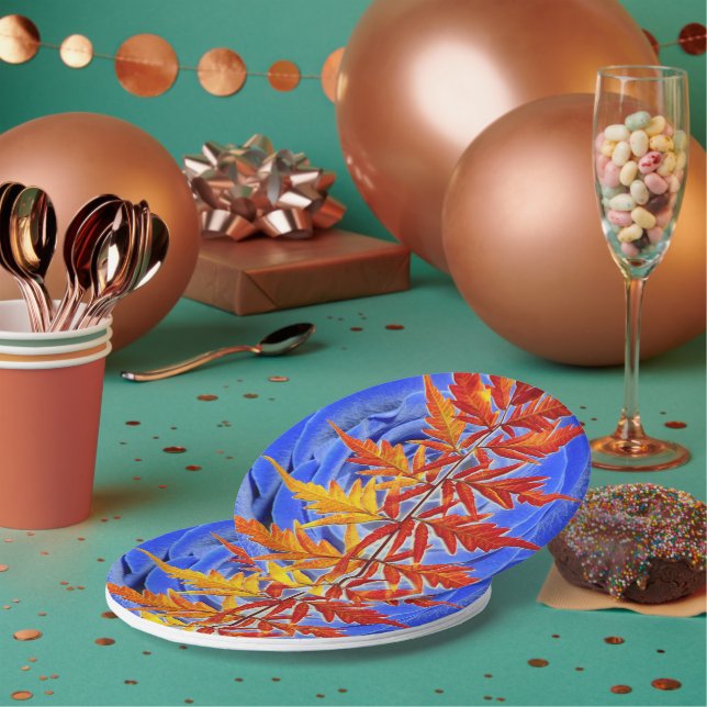 Leaf Paper Plate (Multi)