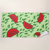 Leaf pattern and Watermelons
