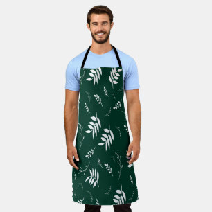 leaf pattern apron