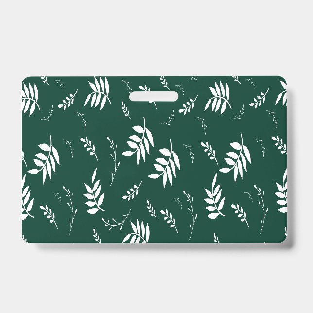 leaf pattern badge (Front)