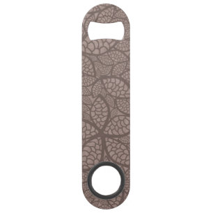 Leaf pattern border and background bar key