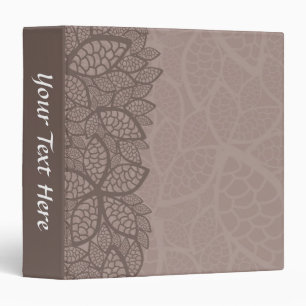 Leaf pattern border and background binder
