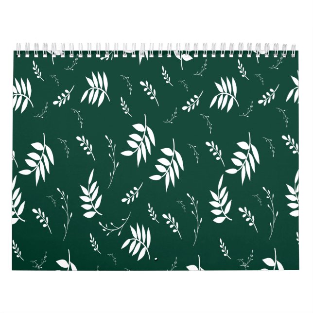 leaf pattern calendar (Cover)