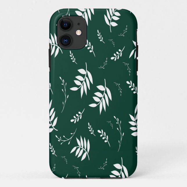 leaf pattern Case-Mate iPhone case (Back)