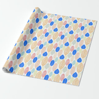 Leaf Pattern - Colours 02 Wrapping Paper