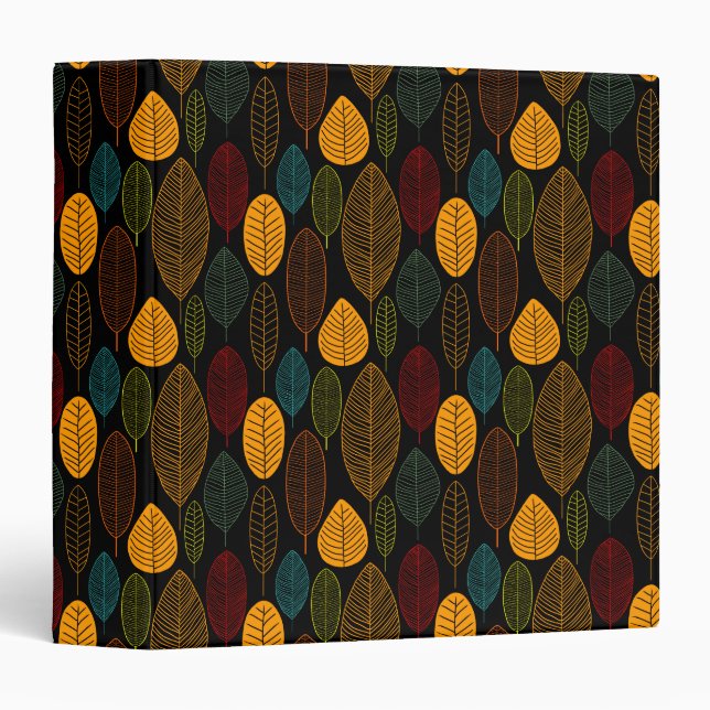 Leaf Pattern - Colours Binder (Front/Spine)
