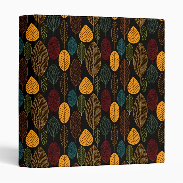 Leaf Pattern - Colours Binder (Front/Spine)