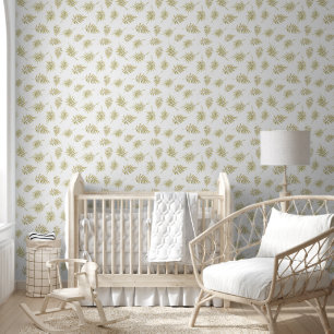 Leaf pattern green plant minimalist nature leaves wallpaper