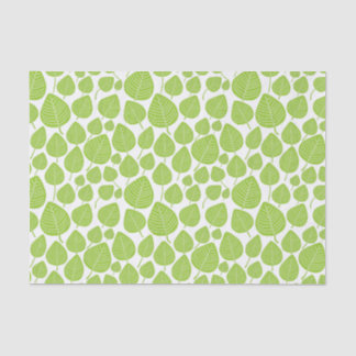 Leaf Pattern - Martian Green Tissue Paper