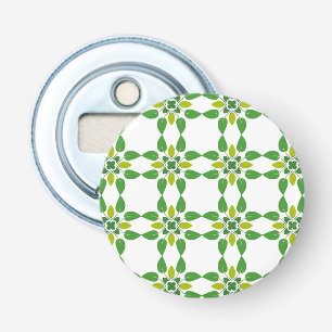 Leaf Pattern, Pattern Of Leaves, Green Leaves Bottle Opener