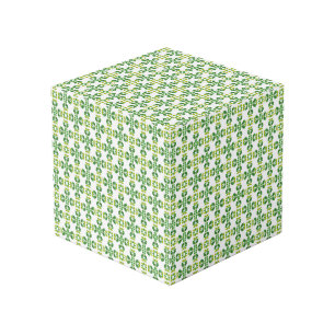 Leaf Pattern, Pattern Of Leaves, Green Leaves Cube