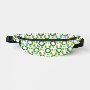 Leaf Pattern, Pattern Of Leaves, Green Leaves Fanny Pack