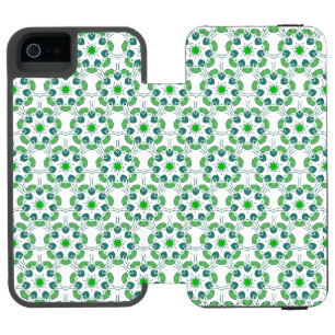 Leaf Pattern, Pattern Of Leaves, Green Leaves Incipio Watson™ iPhone 5 Wallet Case