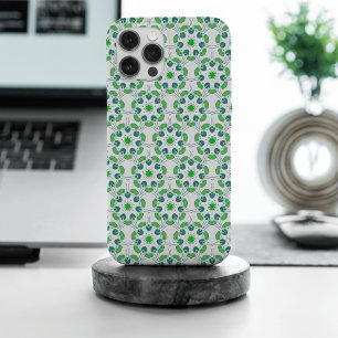 Leaf Pattern, Pattern Of Leaves, Green Leaves iPhone 15 Pro Max Case