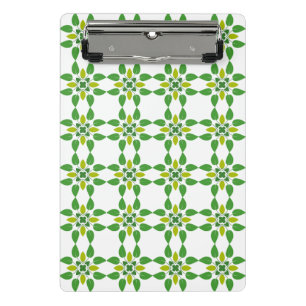Leaf Pattern, Pattern Of Leaves, Green Leaves Mini Clipboard