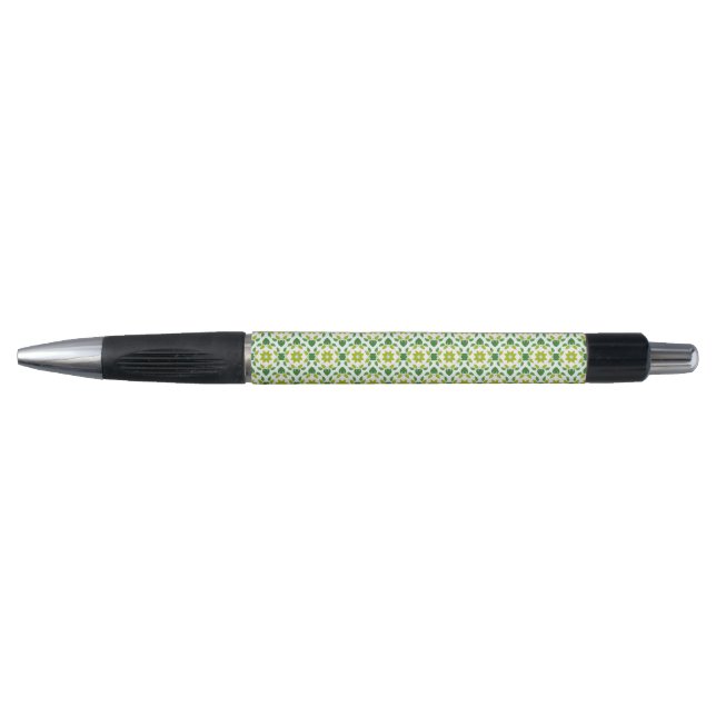 Leaf Pattern, Pattern Of Leaves, Green Leaves Pen (Front)