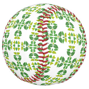 Leaf Pattern, Pattern Of Leaves, Green Leaves Softball