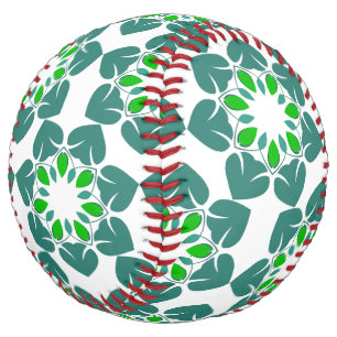 Leaf Pattern, Pattern Of Leaves, Green Leaves Softball