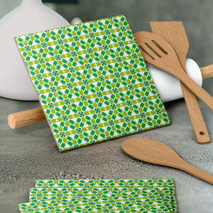 Leaf Pattern, Pattern Of Leaves, Green Leaves Tile