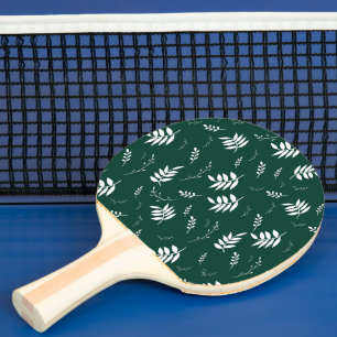 leaf pattern ping pong paddle
