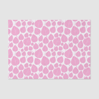 Leaf Pattern - Pink Tissue Paper