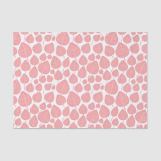 Leaf Pattern - Soft Pink Tissue Paper