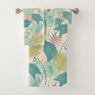 Leaf Pattern towel set