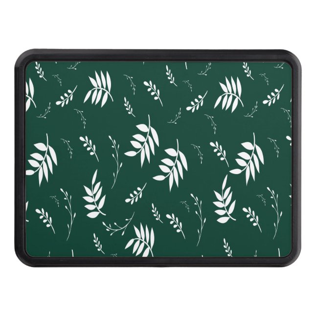 leaf pattern trailer hitch cover (Front)