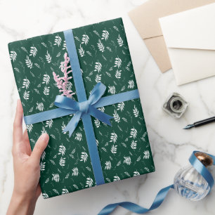 leaf pattern wrapping paper