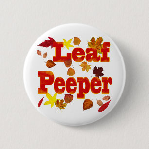 Leaf Peeper 2 Inch Round Button