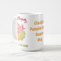 Leaf Peeping Fall FOLIAGE Watercolor PERSONALIZE