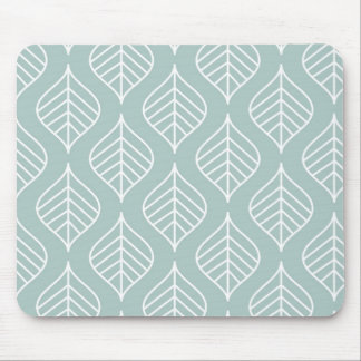 Leaf Print Mousepad - Blue