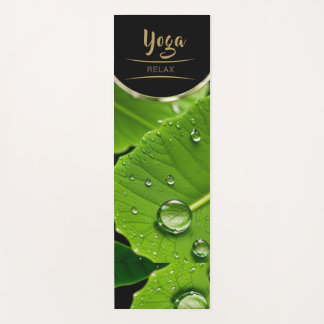 Leaf Rain Drops - Yoga Mat