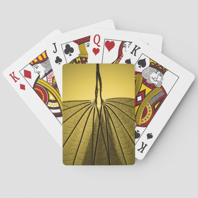 Leaf Skeleton Playing Cards (Back)