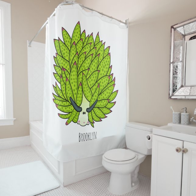 Leaf slug cartoon illustration (In Situ)