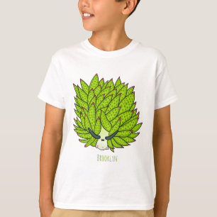 Leaf slug cartoon illustration T-Shirt