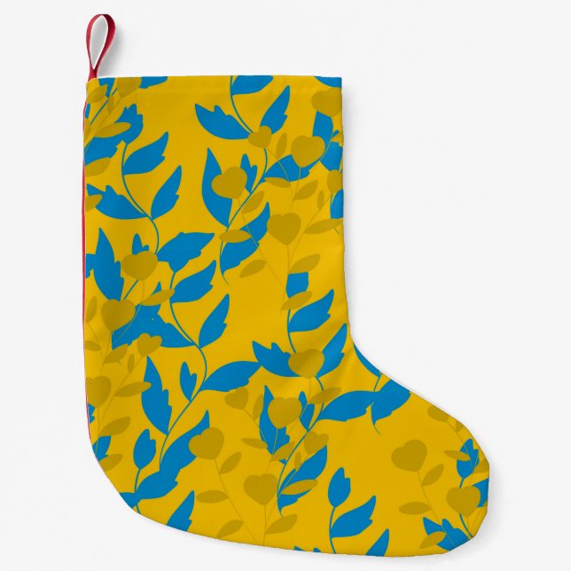 leaf small christmas stocking (Front)