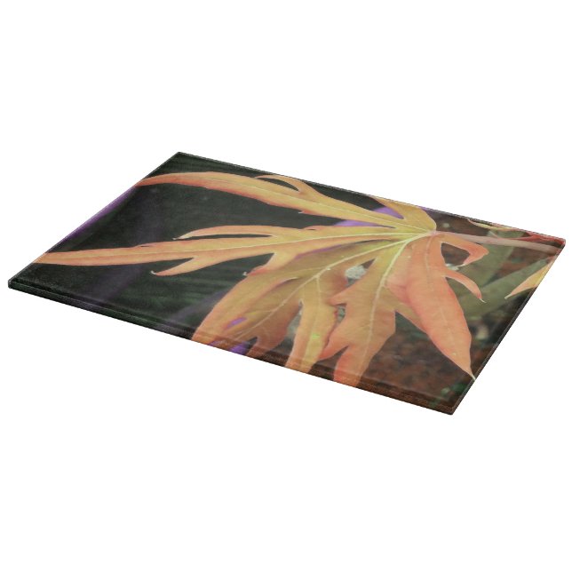 Leaf Study 2 Cutting Board (Corner)