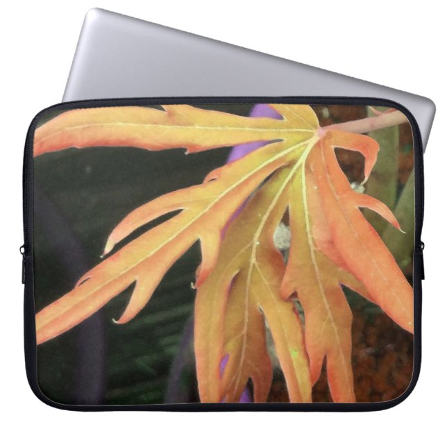 Leaf Study 2 Laptop Sleeve (Front)