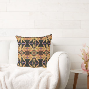 Leaf Study Pattern Throw Pillow