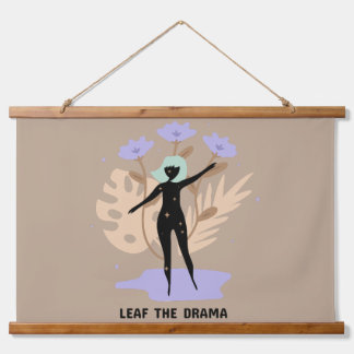 Leaf the Drama Hanging Tapestry
