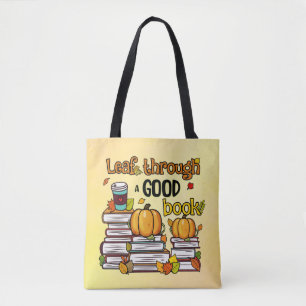 Leaf Through A Good Book Tote Bag