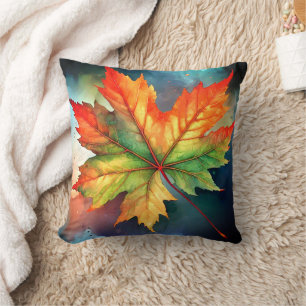 Leaf Throw Pillow