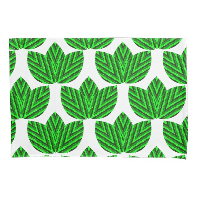 Leaf Trios  Pillowcase (Front)